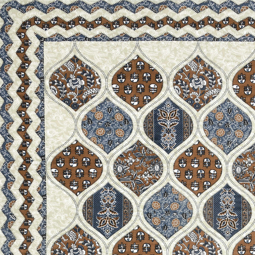 95-108 Viscose Savera Collection Double Bedsheet – Artistic Patterns, Luxurious Fabric & Everyday Elegance