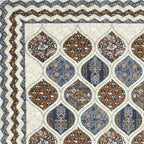 95-108 Viscose Savera Collection Double Bedsheet – Artistic Patterns, Luxurious Fabric & Everyday Elegance