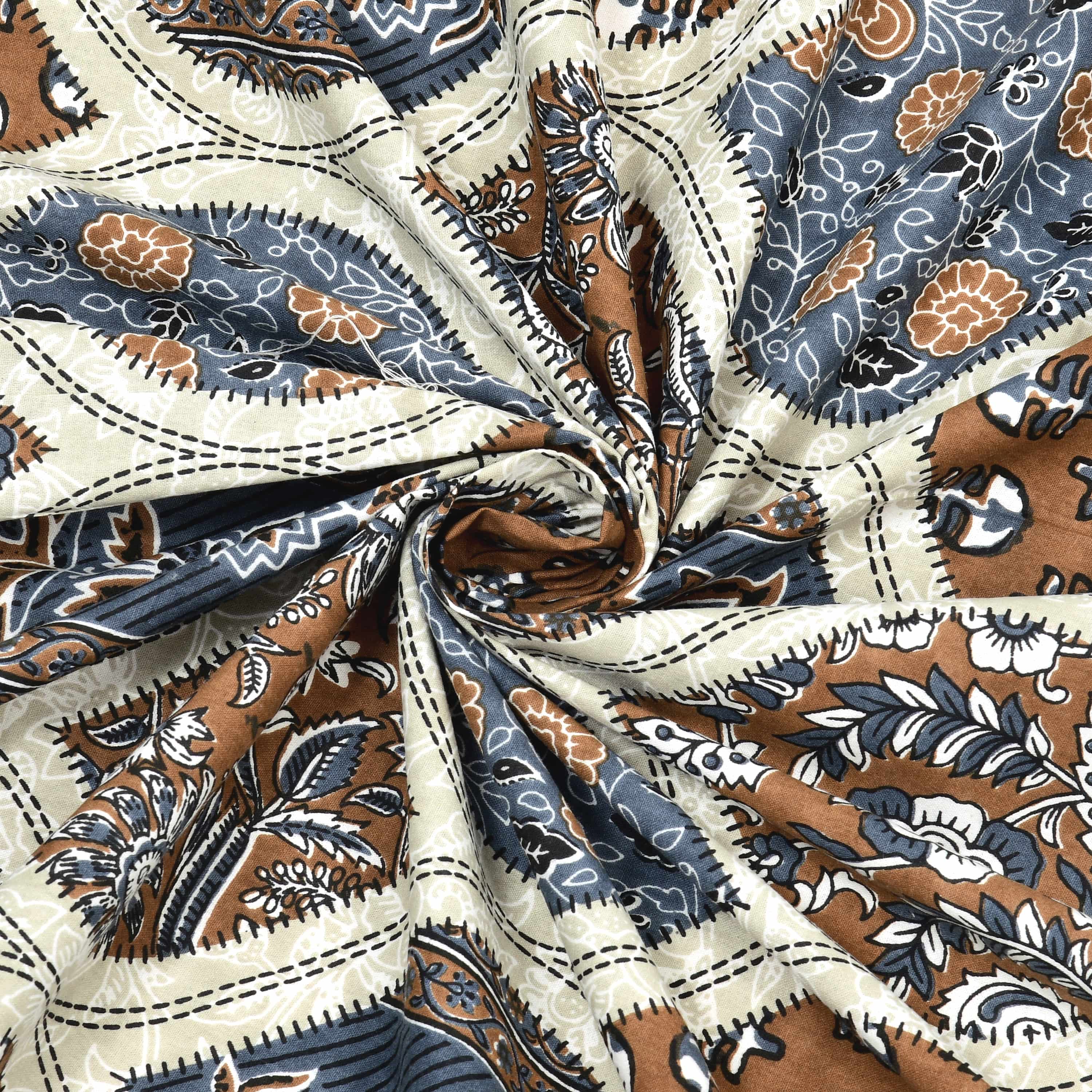 95-108 Viscose Savera Collection Double Bedsheet – Artistic Patterns, Luxurious Fabric & Everyday Elegance