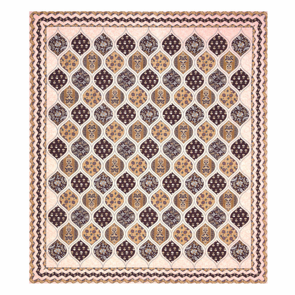 95-108 Viscose Savera Collection Double Bedsheet – Artistic Patterns, Luxurious Fabric & Everyday Elegance