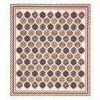 95-108 Viscose Savera Collection Double Bedsheet – Artistic Patterns, Luxurious Fabric & Everyday Elegance