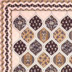 95-108 Viscose Savera Collection Double Bedsheet – Artistic Patterns, Luxurious Fabric & Everyday Elegance