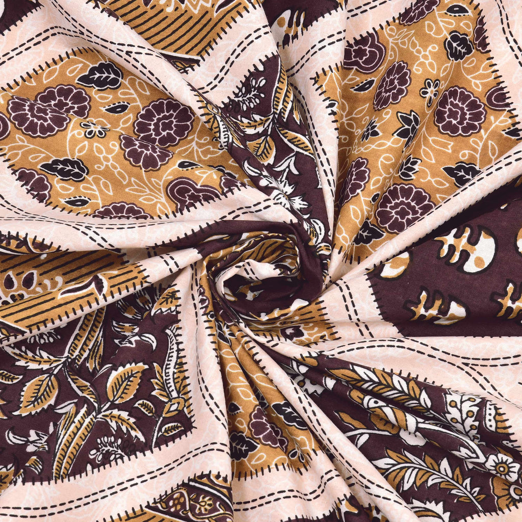 95-108 Viscose Savera Collection Double Bedsheet – Artistic Patterns, Luxurious Fabric & Everyday Elegance