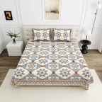 95-108 Viscose Savera Collection Double Bedsheet – Elegant Motifs, Premium Fabric & Lasting Comfort