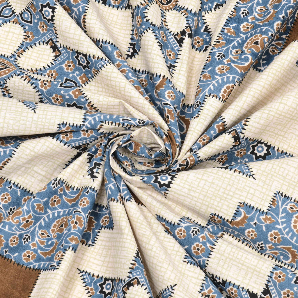 95-108 Viscose Savera Collection Double Bedsheet – Elegant Motifs, Premium Fabric & Lasting Comfort
