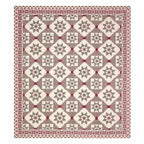 95-108 Viscose Savera Collection Double Bedsheet – Elegant Motifs, Premium Fabric & Lasting Comfort