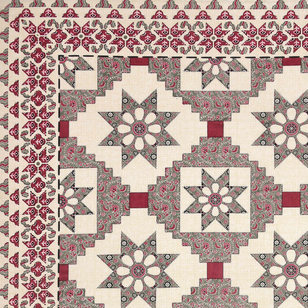 95-108 Viscose Savera Collection Double Bedsheet – Elegant Motifs, Premium Fabric & Lasting Comfort