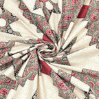 95-108 Viscose Savera Collection Double Bedsheet – Elegant Motifs, Premium Fabric & Lasting Comfort