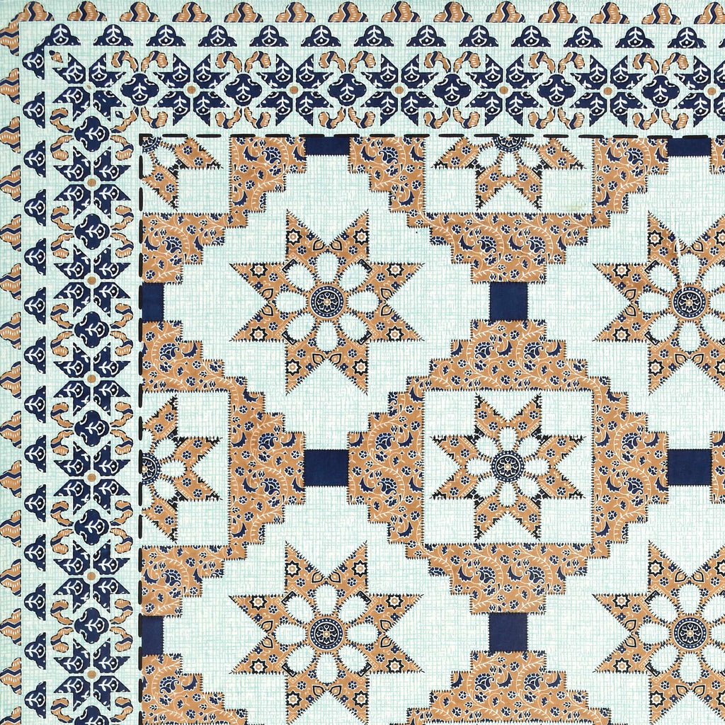 95-108 Viscose Savera Collection Double Bedsheet – Elegant Motifs, Premium Fabric & Lasting Comfort