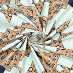 95-108 Viscose Savera Collection Double Bedsheet – Elegant Motifs, Premium Fabric & Lasting Comfort
