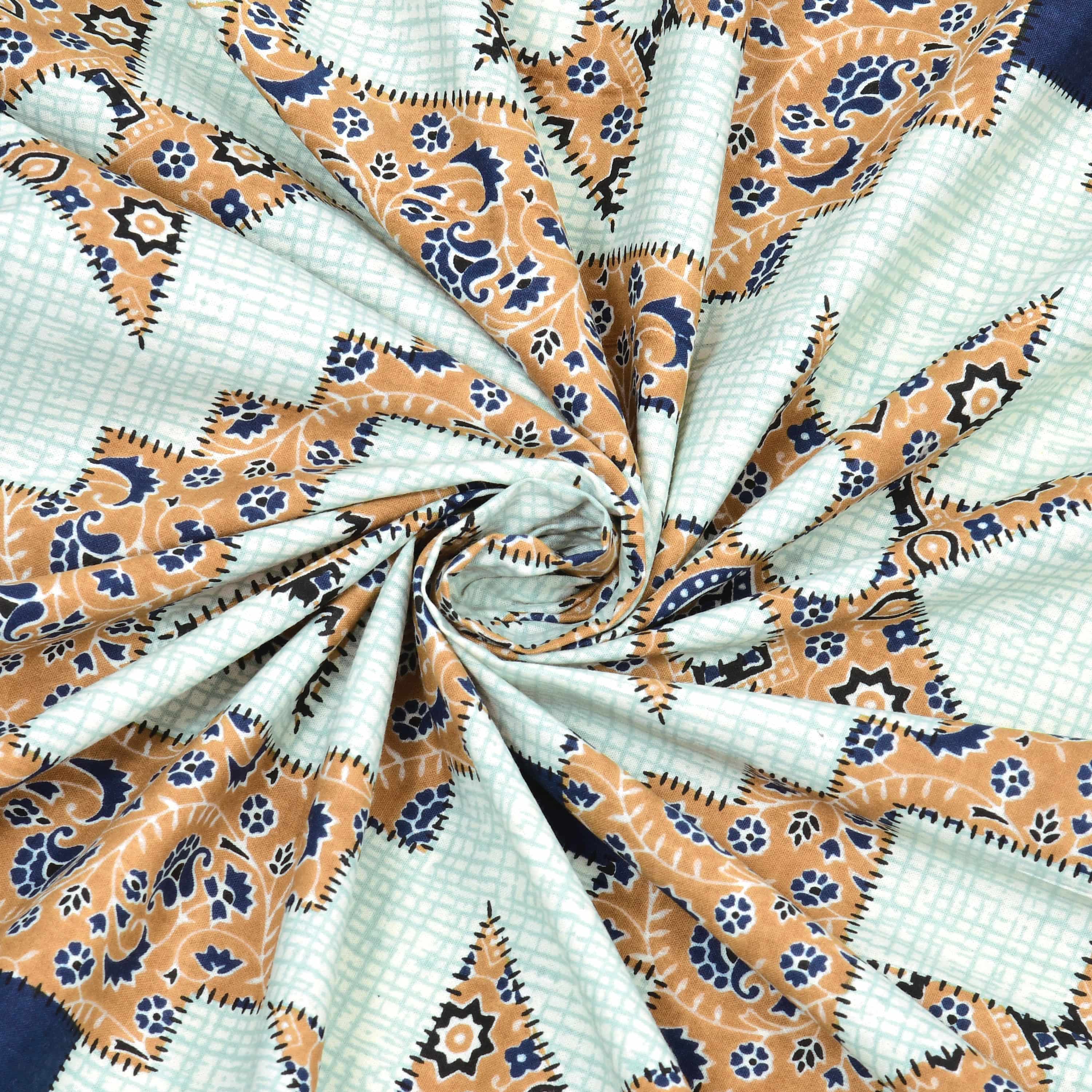 95-108 Viscose Savera Collection Double Bedsheet – Elegant Motifs, Premium Fabric & Lasting Comfort