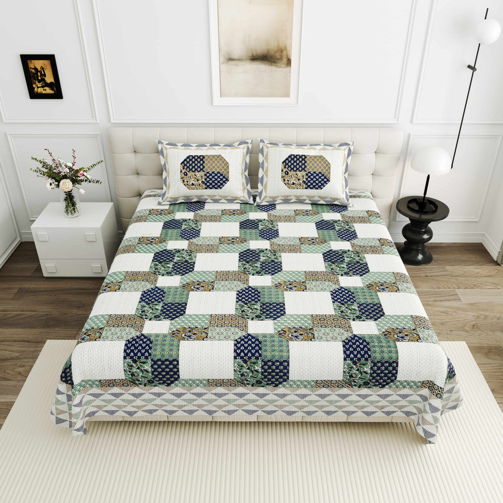 95-108 Viscose Savera Collection Double Bedsheet – Premium Fabric, Artistic Design & Everyday Elegance