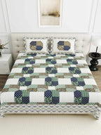 95-108 Viscose Savera Collection Double Bedsheet – Premium Fabric, Artistic Design & Everyday Elegance