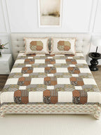 95-108 Viscose Savera Collection Double Bedsheet – Premium Fabric, Artistic Design & Everyday Elegance