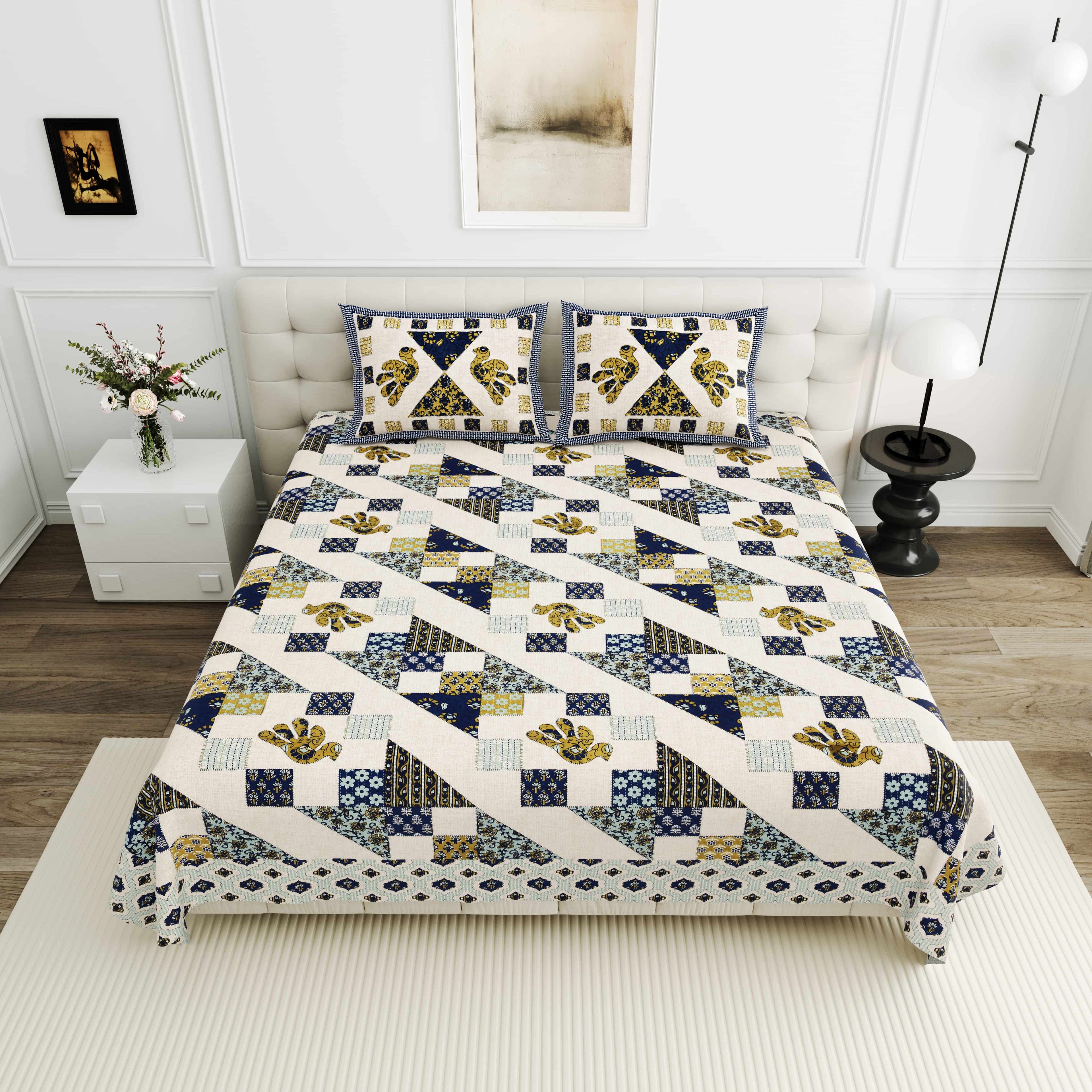 95-108 Viscose Savera Collection Double Bedsheet – Premium Quality & Lasting Comfort