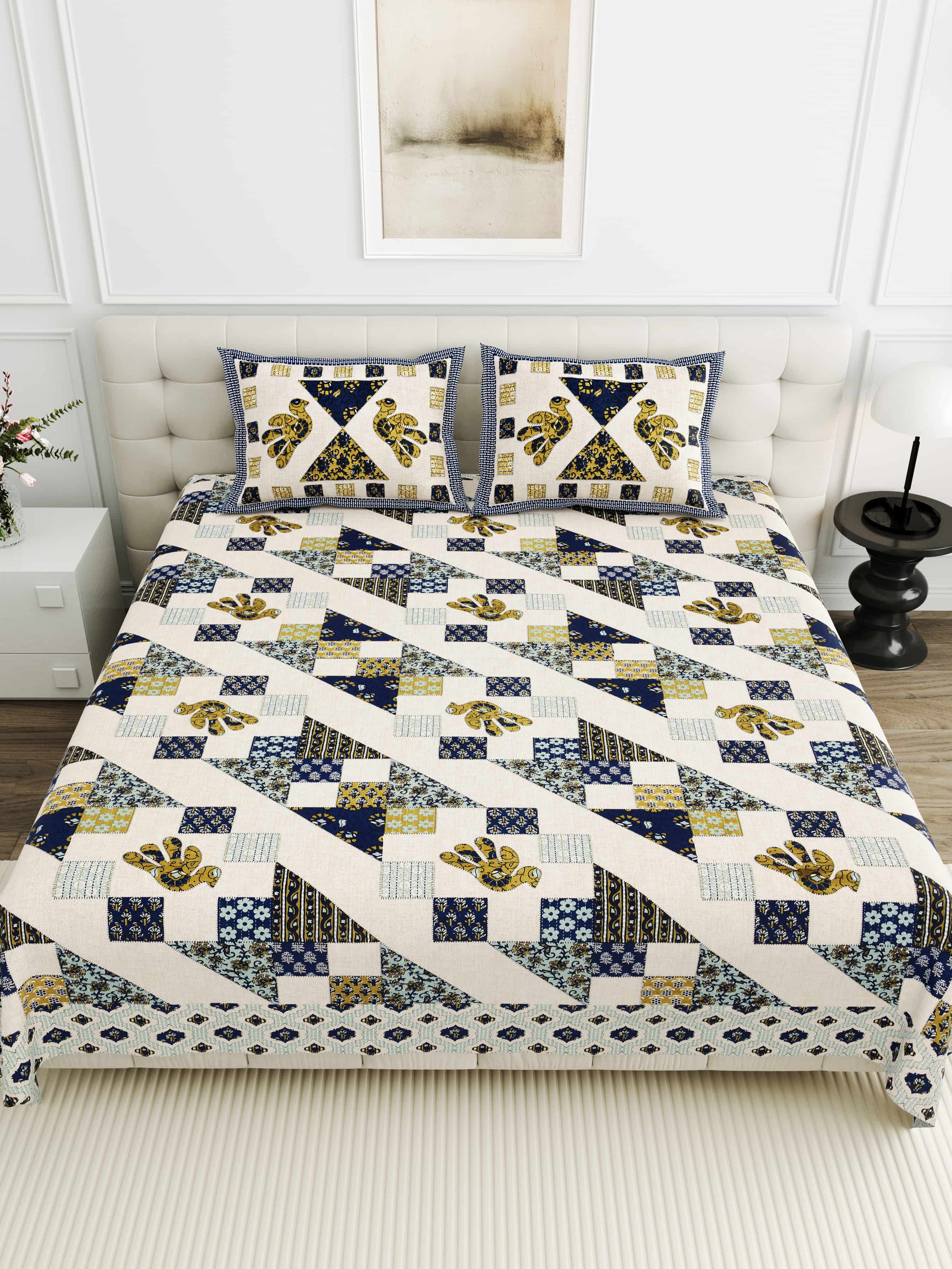 95-108 Viscose Savera Collection Double Bedsheet – Premium Quality & Lasting Comfort