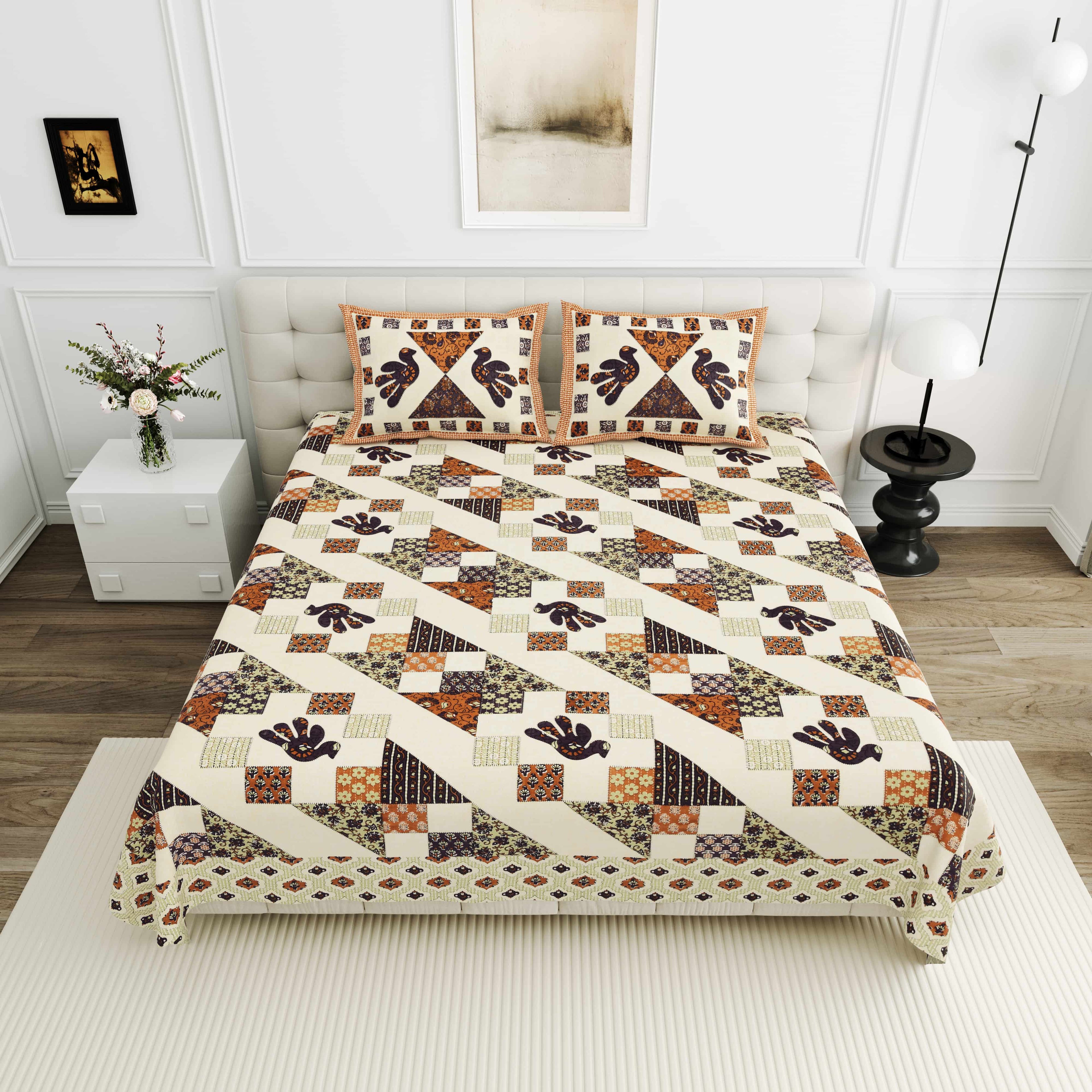 95-108 Viscose Savera Collection Double Bedsheet – Premium Quality & Lasting Comfort
