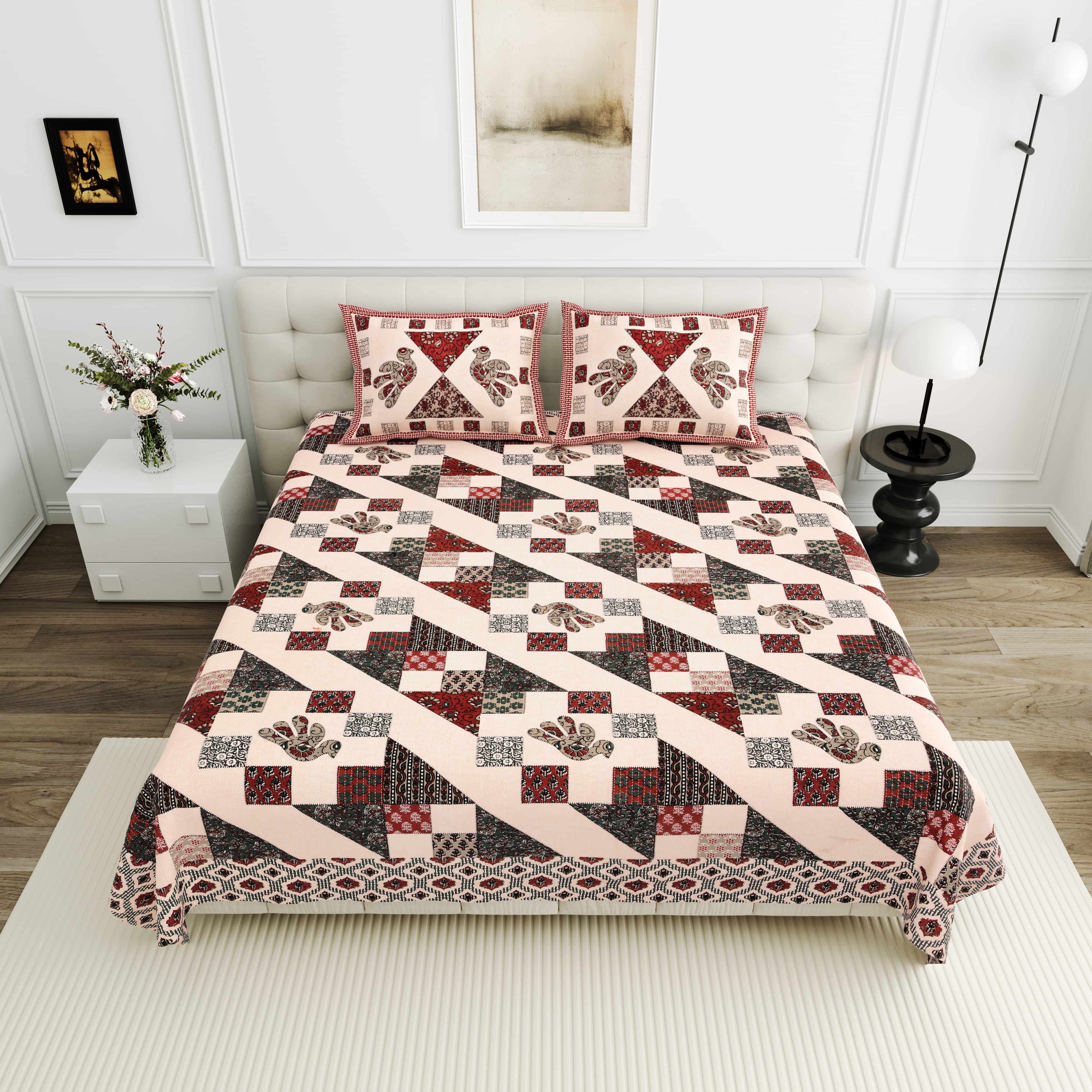 95-108 Viscose Savera Collection Double Bedsheet – Premium Quality & Lasting Comfort