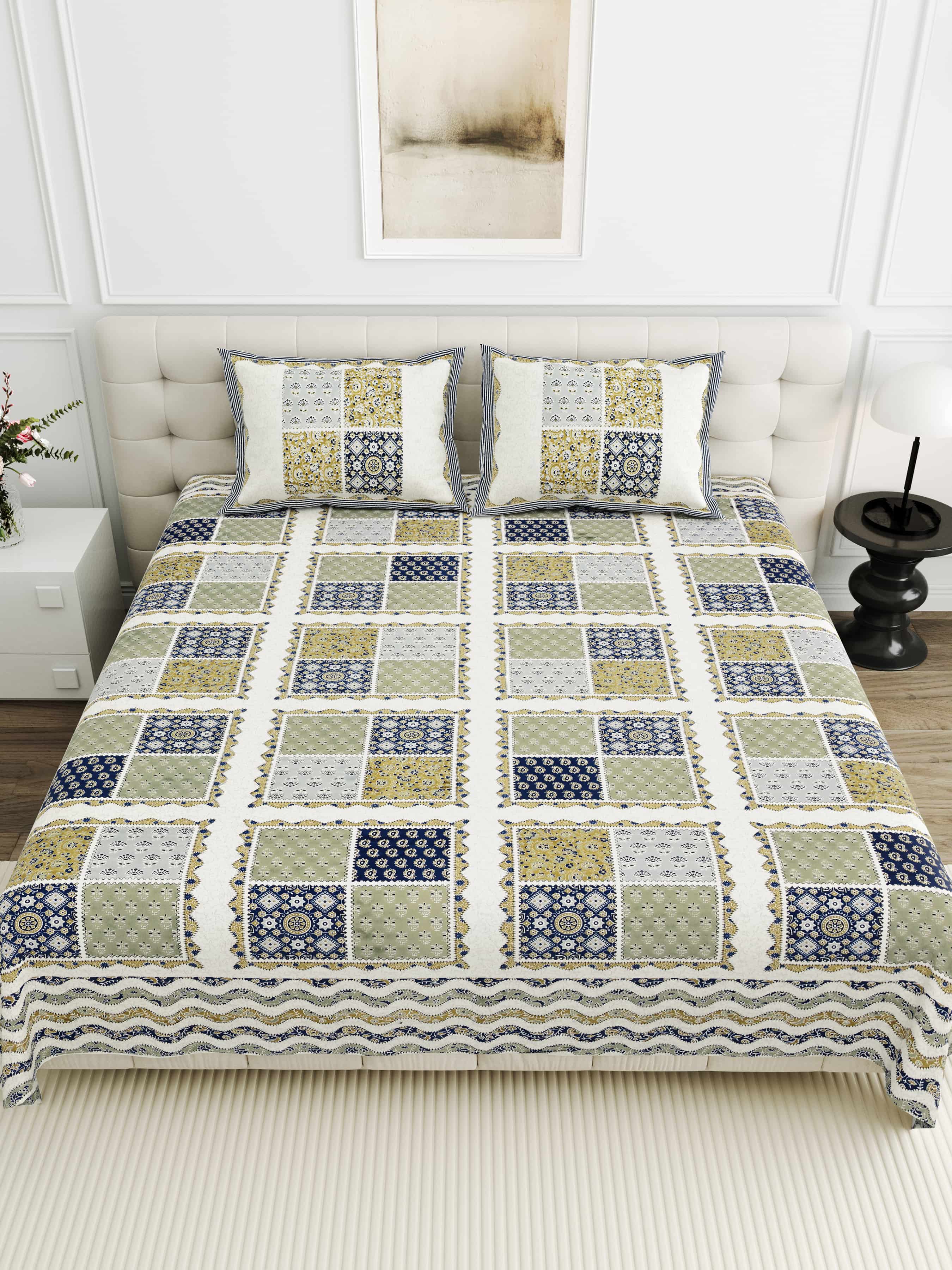 95-108 Viscose Savera Collection Double Bedsheet – Crafted for Luxury, Softness & Durability