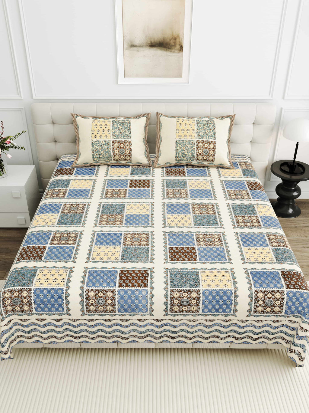 95-108 Viscose Savera Collection Double Bedsheet – Crafted for Luxury, Softness & Durability