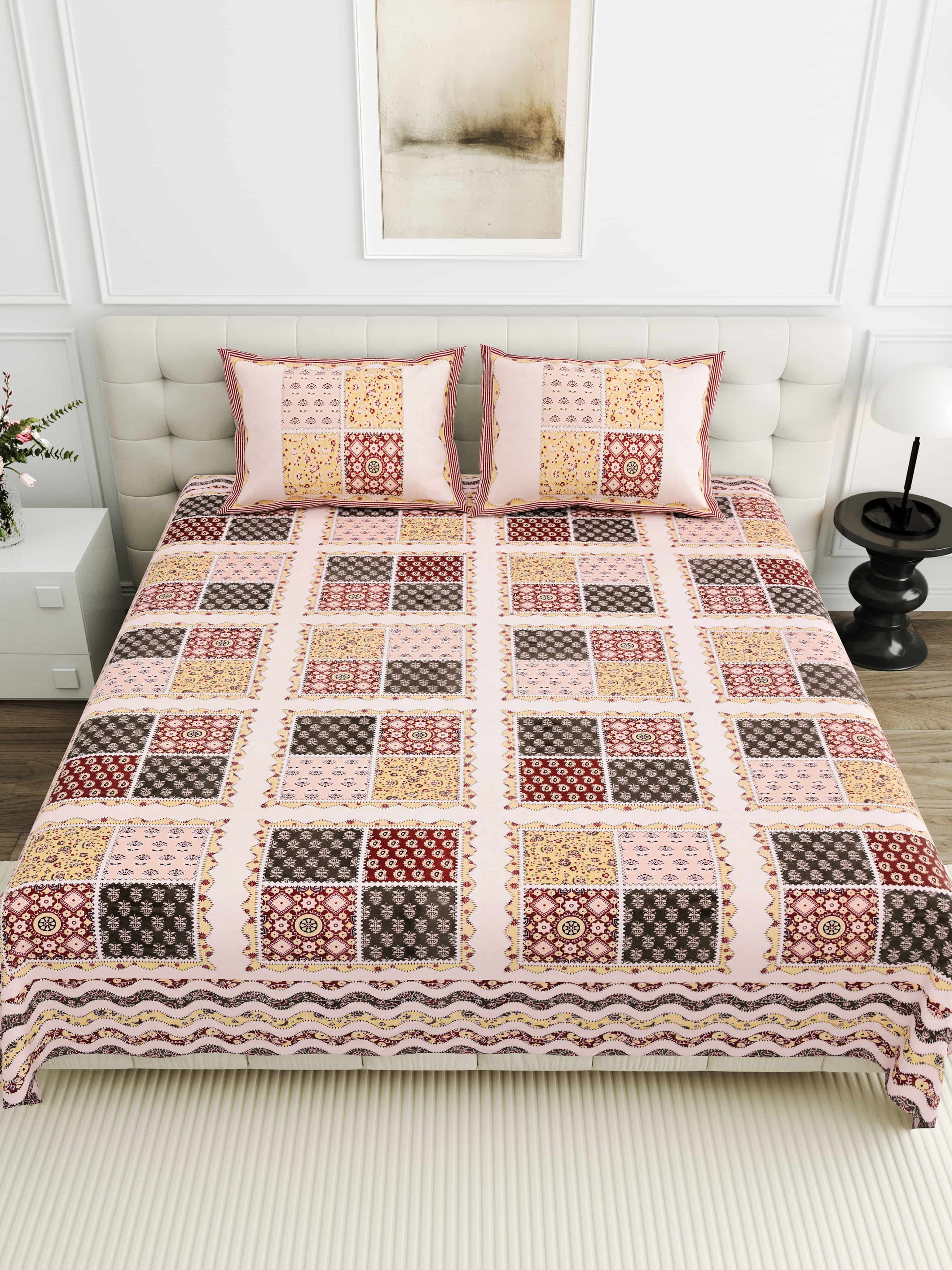 95-108 Viscose Savera Collection Double Bedsheet – Crafted for Luxury, Softness & Durability