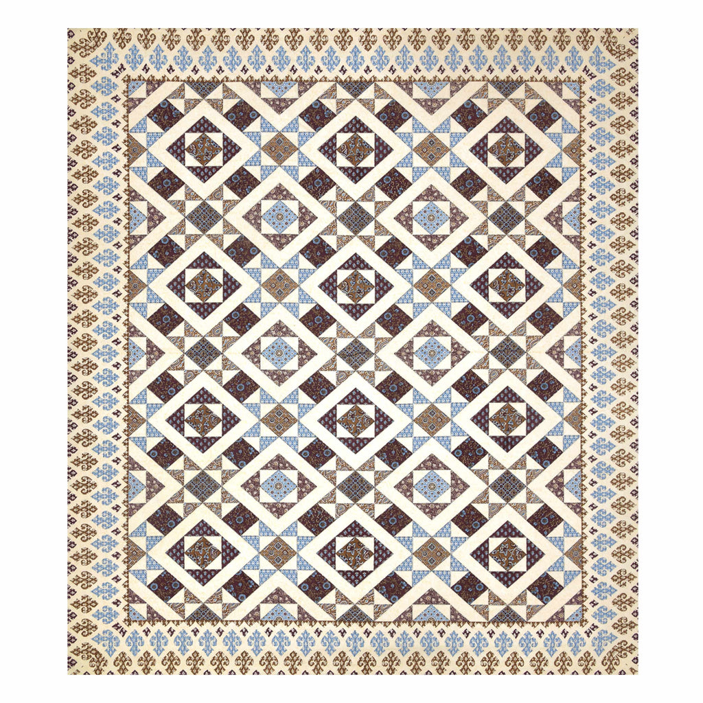 Luxurious Double Bedsheet – 95-108 Viscose Savera Collection with Elegant Traditional Motifs