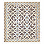 Luxurious Double Bedsheet – 95-108 Viscose Savera Collection with Elegant Traditional Motifs