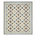 Luxurious Double Bedsheet – 95-108 Viscose Savera Collection with Elegant Traditional Motifs