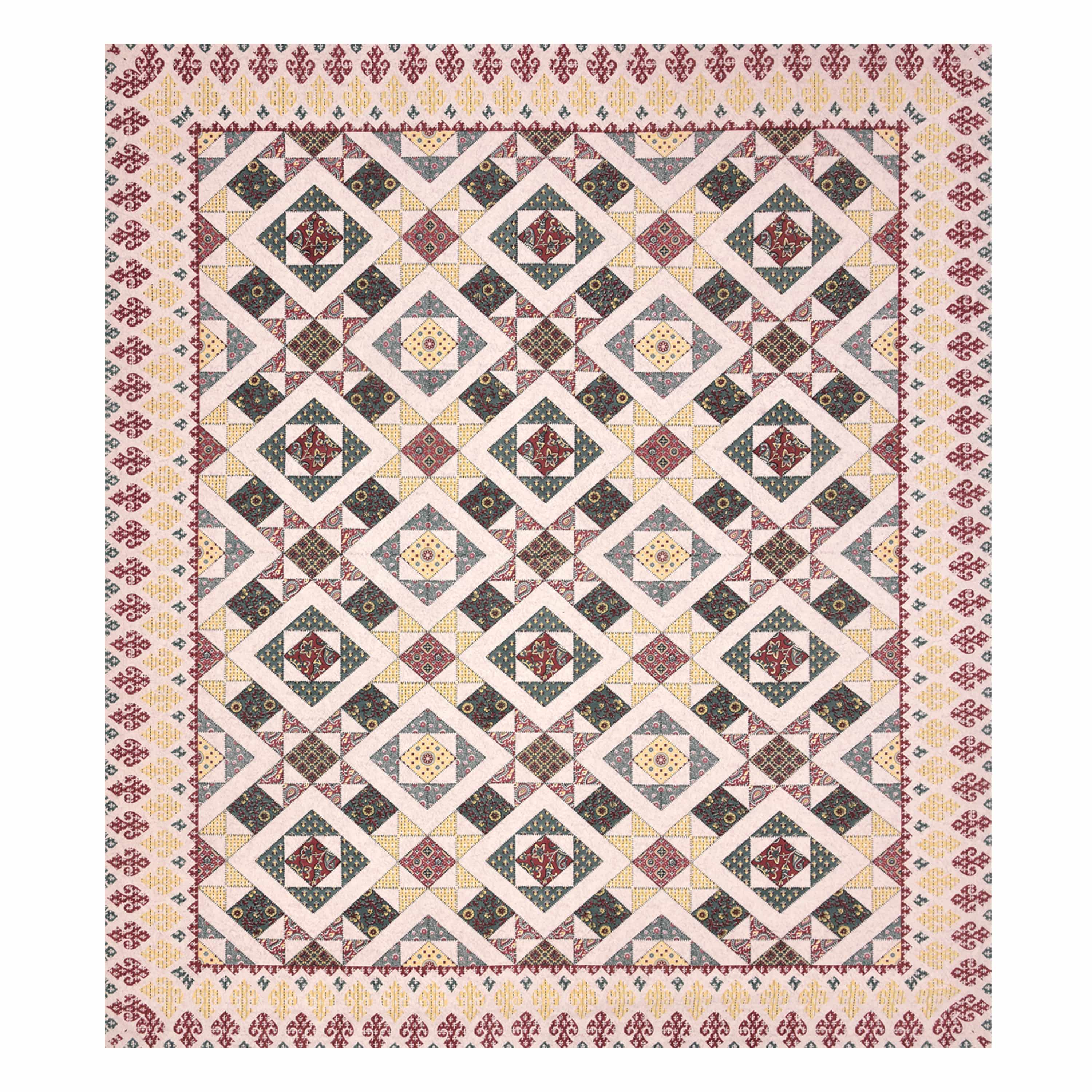 Luxurious Double Bedsheet – 95-108 Viscose Savera Collection with Elegant Traditional Motifs
