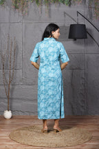 Sea Bloom Shirt Dress