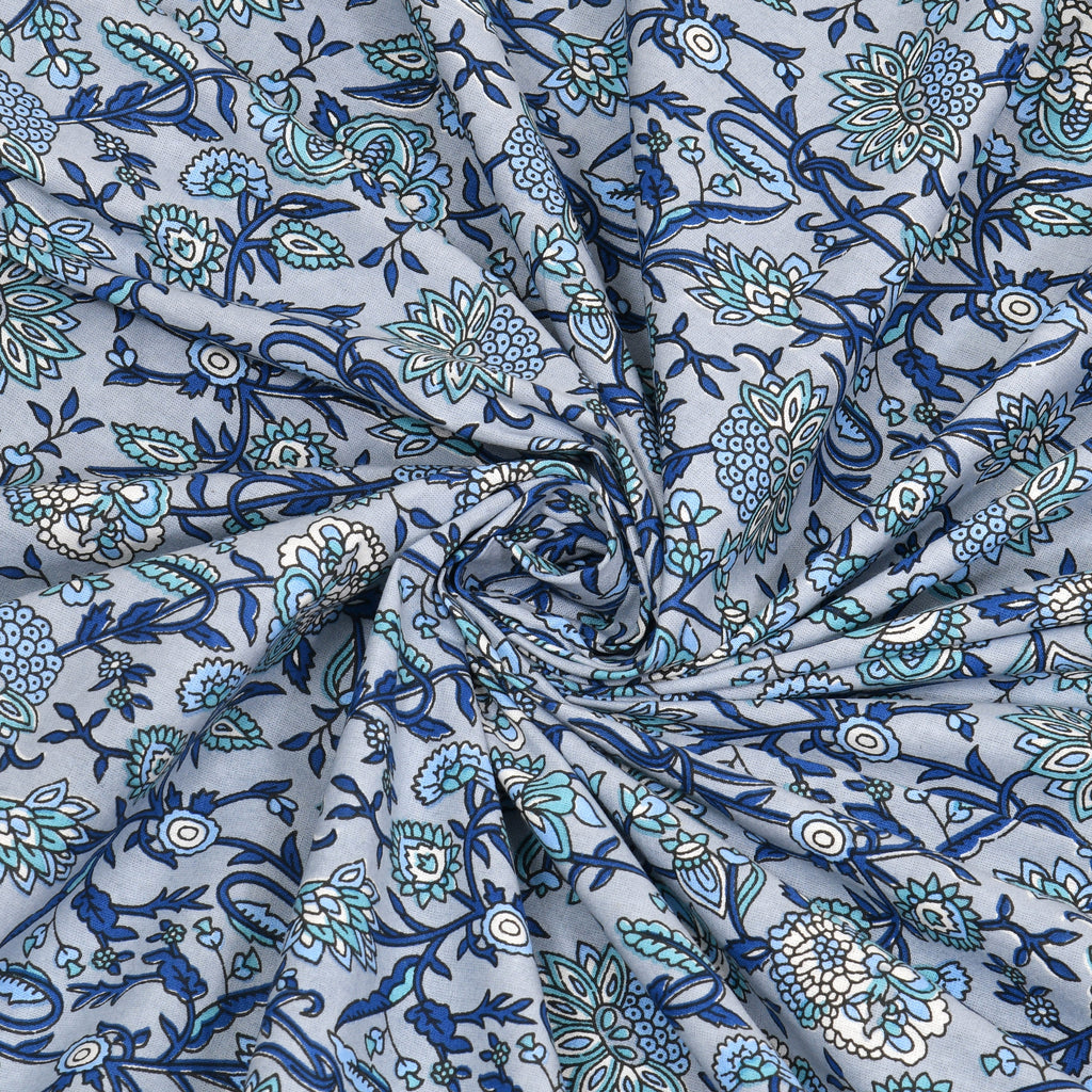 Traditional Floral Buta Design Double Bedsheet 95x108 – Parkota Collection with Pillow Covers