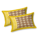 Parkota Collection 95x108 Double Bedsheet with Heritage Tree Motifs & Pillow Covers
