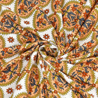 Parkota Collection 95x108 Double Bedsheet with Heritage Tree Motifs & Pillow Covers