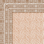 Parkota Collection 95x108 Double Bedsheet with Geometric Floral Patterns & Pillow Covers