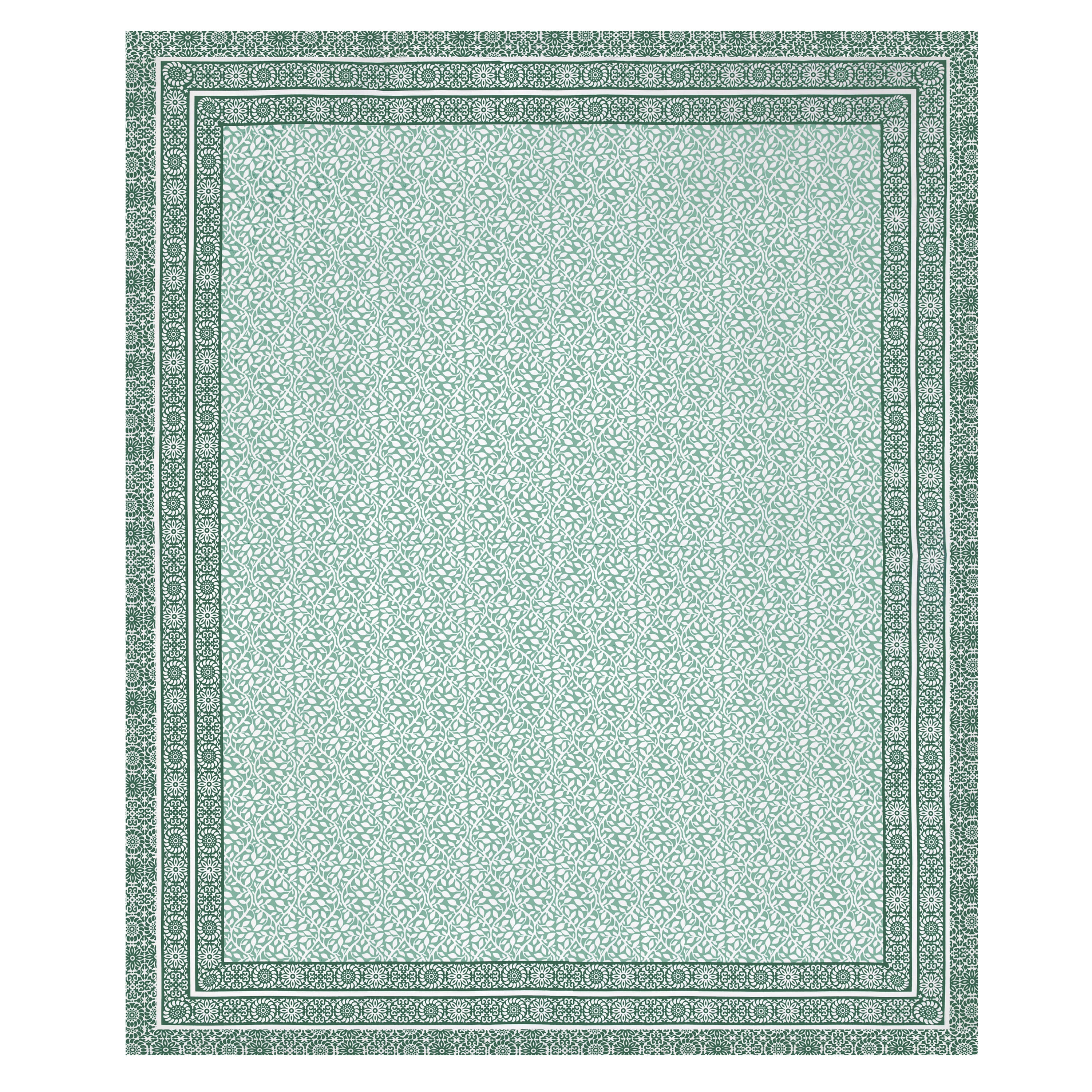 Parkota Collection 95x108 Double Bedsheet with Geometric Floral Patterns & Pillow Covers