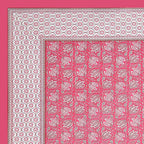 Parkota Collection 95x108 Double Bedsheet with Traditional Floral Buta Patterns & Pillow Covers