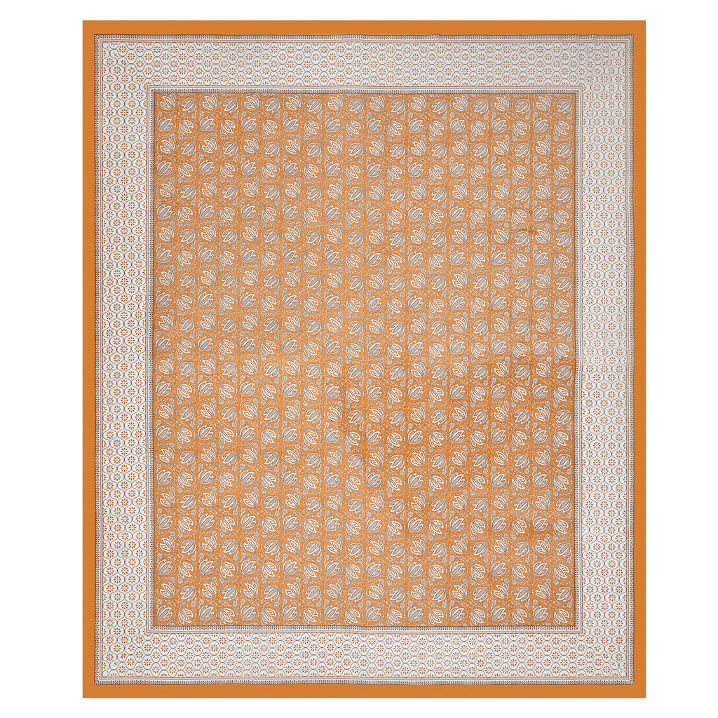 Parkota Collection 95x108 Double Bedsheet with Traditional Floral Buta Patterns & Pillow Covers
