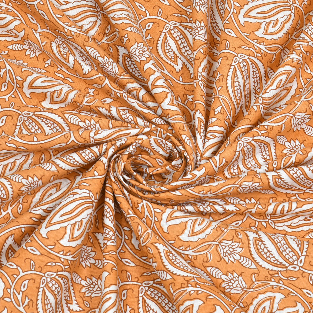 Parkota Collection 95x108 Double Bedsheet with Traditional Floral Buta Patterns & Pillow Covers