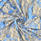 Parkota Bloom Collection 95x108 Double Bedsheet with Traditional Floral Motifs & Matching Pillow Covers
