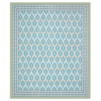 Eklavya Ikat Collection 95x108 Double Bedsheet with Traditional Ikat Motifs & Matching Pillow Covers