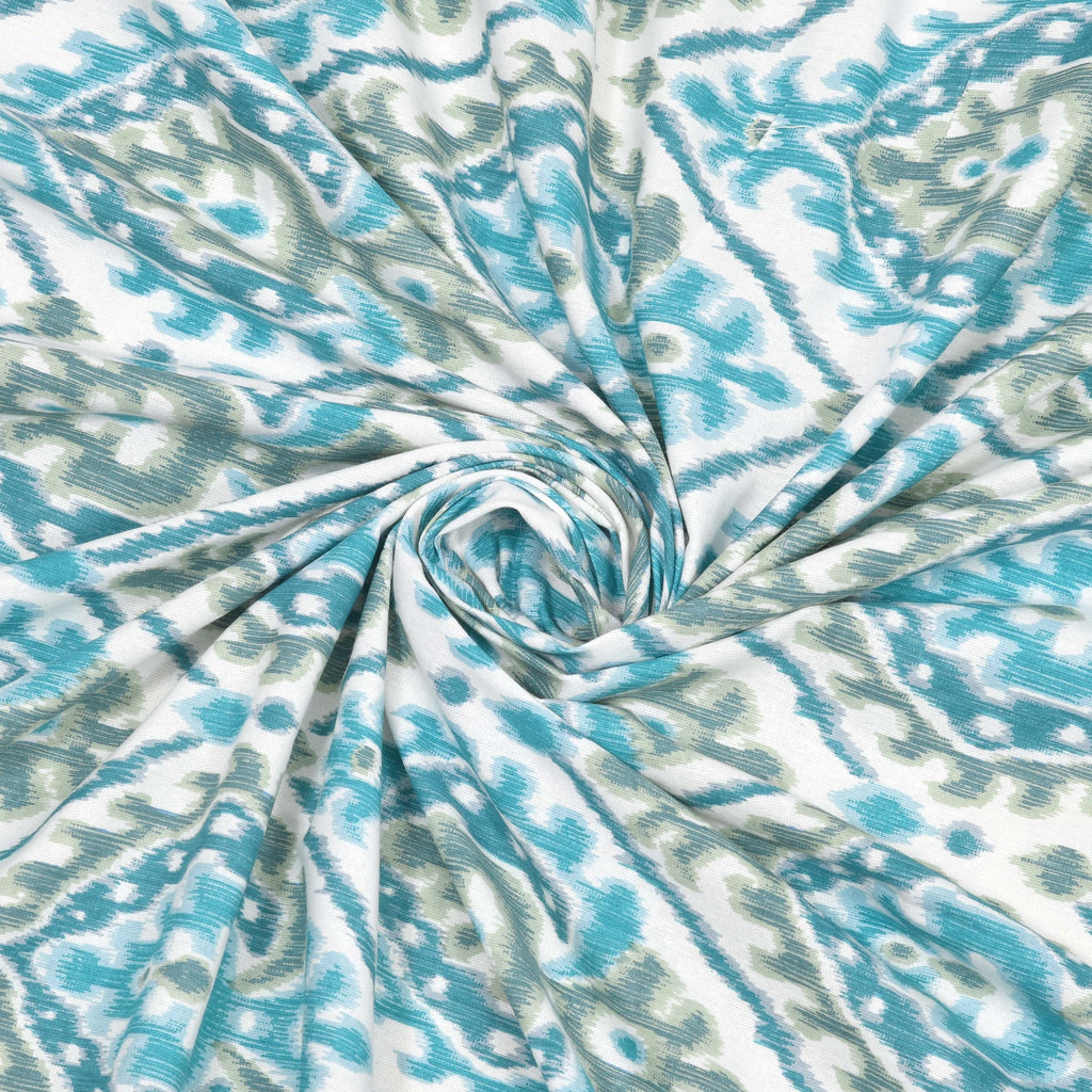 Eklavya Ikat Collection 95x108 Double Bedsheet with Traditional Ikat Motifs & Matching Pillow Covers