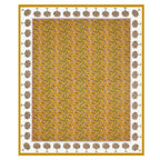 Traditional Floral Buta Design Double Bedsheet 95x108 – Parkota Collection with Pillow Covers