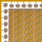 Traditional Floral Buta Design Double Bedsheet 95x108 – Parkota Collection with Pillow Covers
