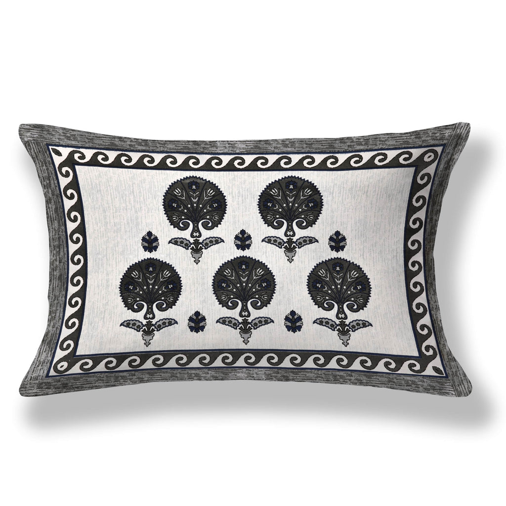 Kesari Cotton Single Bedsheet with Tree & Paisley Print | 70x100 Inches + 2 Pillow Covers