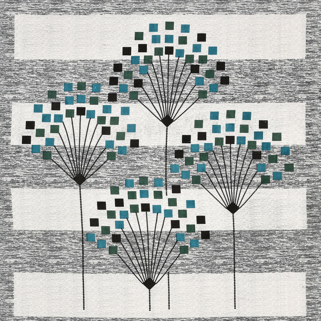 Premium Cotton Kesari Abstract Floral Single Bedsheet Set | 70x100 Inches with 2 Pillow Covers