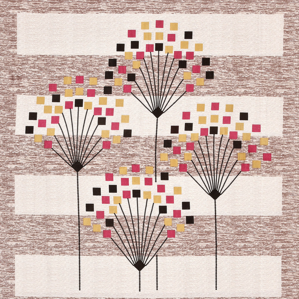 Premium Cotton Kesari Abstract Floral Single Bedsheet Set | 70x100 Inches with 2 Pillow Covers