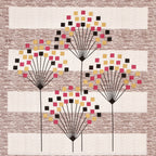 Premium Cotton Kesari Abstract Floral Single Bedsheet Set | 70x100 Inches with 2 Pillow Covers