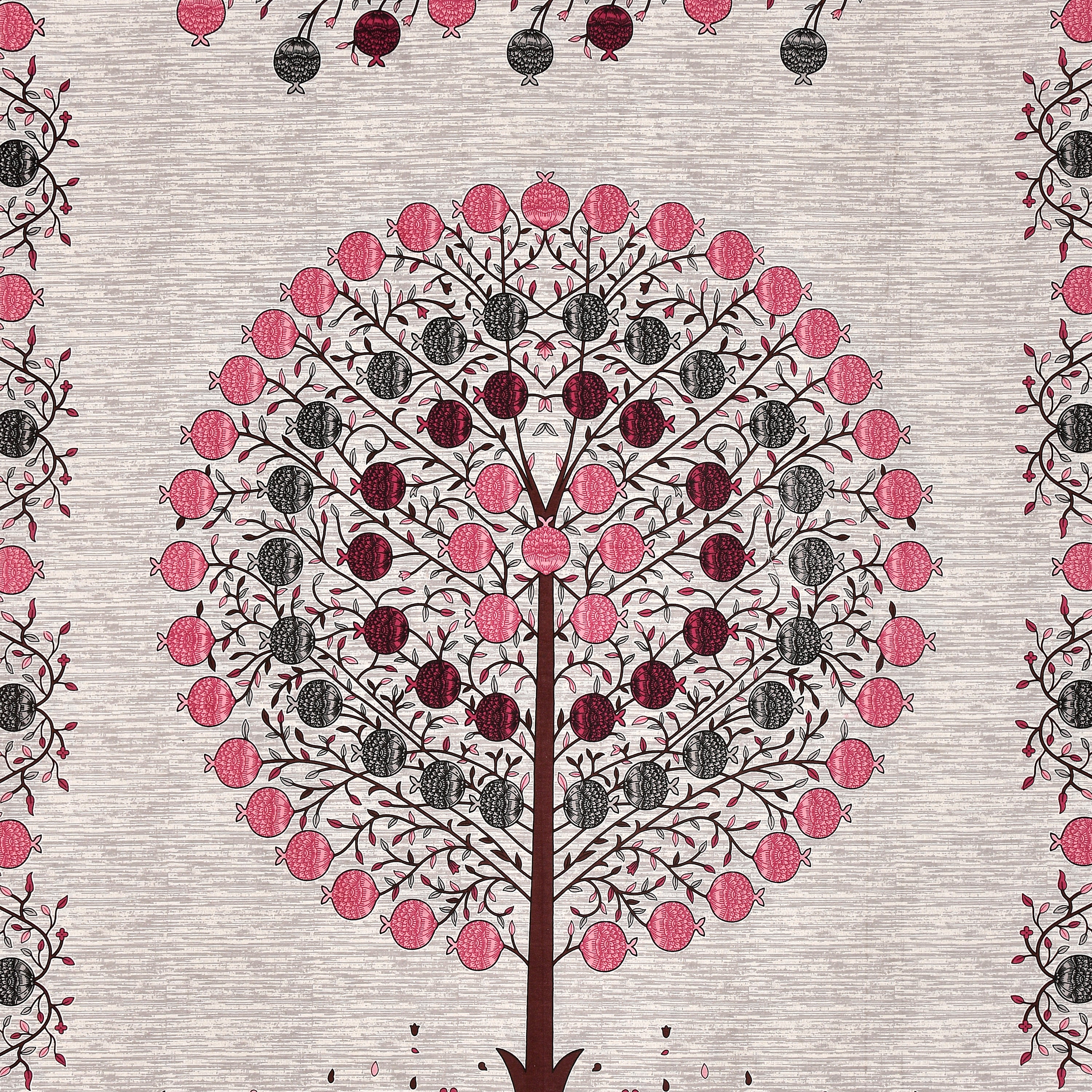 Premium Cotton Kesari Tree of Life Single Bedsheet Set | 70x100 Inches with 2 Pillow Covers