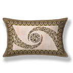 Kesari Cotton Single Bedsheet with Ethnic Spiral Floral Print | 70x100 Inches + 2 Pillow Covers