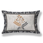 Kesari Cotton Single Bedsheet with Botanical Leaf Print | 70x100 Inches + 2 Pillow Covers